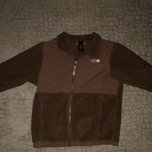Brown North Face Fleece